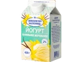 Йогурт со вкусом Ванильное мороженое, 2%, 450 г в пюр-пак | Шекснинский маслозавод
