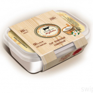 Сыр плавленый пастообразный сливочный 60% 200 гр, WhiteCheese from Zhukovkа