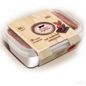 Сыр плавленый пастообразный шоколадный 30% 200 гр, WhiteCheese from Zhukovkа